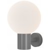 Настенный светильник уличный Bold O598WL-01GR форма шар белый Maytoni
