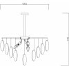 Стеклянная потолочная люстра Porto FR5104PL-06BS2 белая Freya