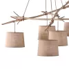 Подвесная люстра Sabina 6175 конус бежевая Mantra