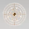 Хрустальная подвесная люстра Elegante 10130/10 золото прозрачная Eurosvet