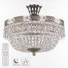 Хрустальная потолочная люстра 1901 19011/35IV/LED-DIM Ni прозрачная Bohemia