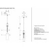 Стеклянный подвесной светильник 1067 1067-1PL цилиндр цвет янтарь