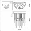 Стеклянный настенный светильник Avista 4784/2W прозрачный Odeon Light