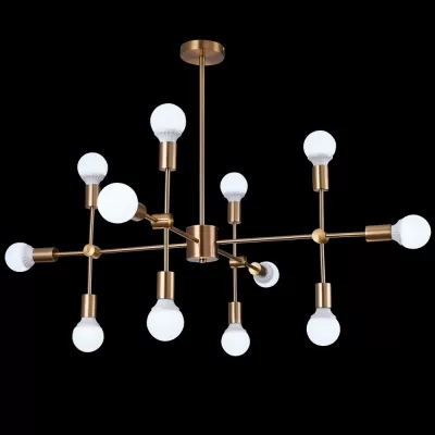 Потолочная люстра Loft Lux LOFT LUX 75130/8C GOLD Natali Kovaltseva на штанге