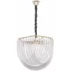 Стеклянная подвесная люстра AM-97378 S.97378.D500.H380.E14.6 G прозрачная Стеклянная подвесная люстра AM-97378 S.97378.D500.H380.E14.6 G прозрачная