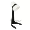 Интерьерная настольная лампа ULO-K22 D/E14/A BLACK/WHITE конус белый Uniel Интерьерная настольная лампа ULO-K22 D/E14/A BLACK/WHITE конус белый Uniel