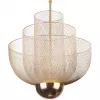 Подвесной светильник Meshmatics L48306 цвет золото L'Arte Luce