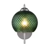 Стеклянное бра Chance 10197/1A Green прозрачное Escada