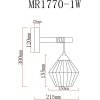 Стеклянное бра Bella MR1770-1W