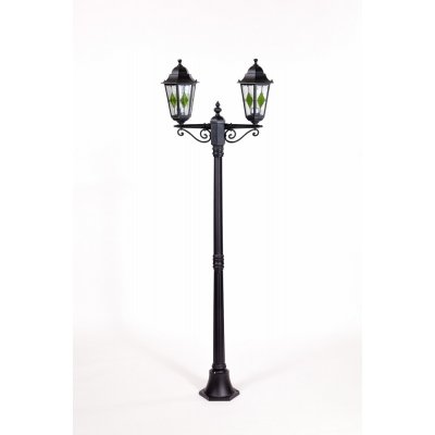 Наземный фонарь PETERSBURG lead GLASS 79808lgA Bl Oasis Light Уличный