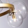 Стеклянный подвесной светильник Vincent A7790SP-10GO форма шар прозрачный Artelamp