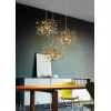 Подвесной светильник Terzani Argent Gold  форма шар цвет золото Sofitroom