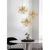 Подвесной светильник Terzani Argent Gold  форма шар цвет золото Sofitroom